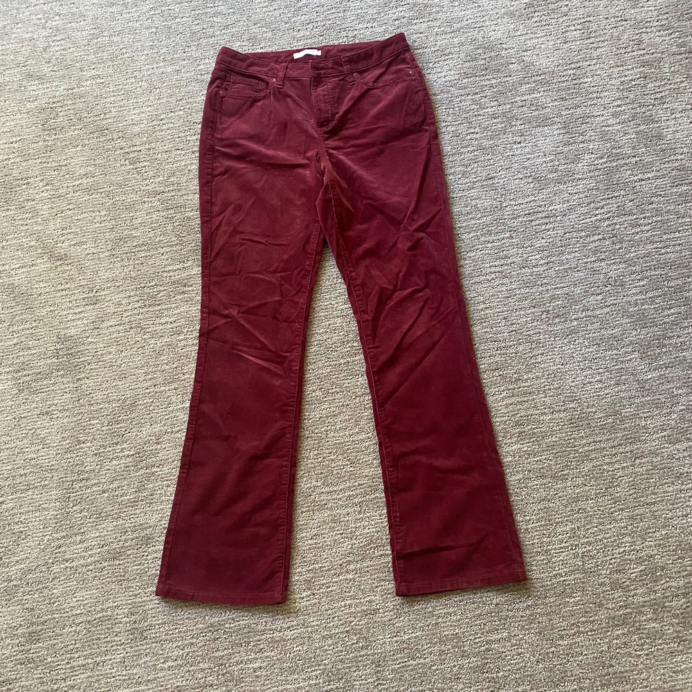 Lauren Conrad brushed corduroy pants